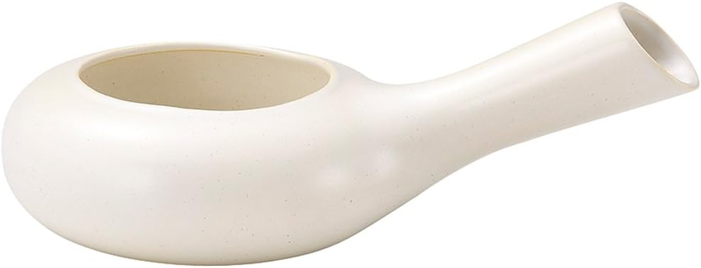 Yamashita Kogei 13045960 Tokoname Ware Fusen White Hojiki, 9.4 inches (24 cm)