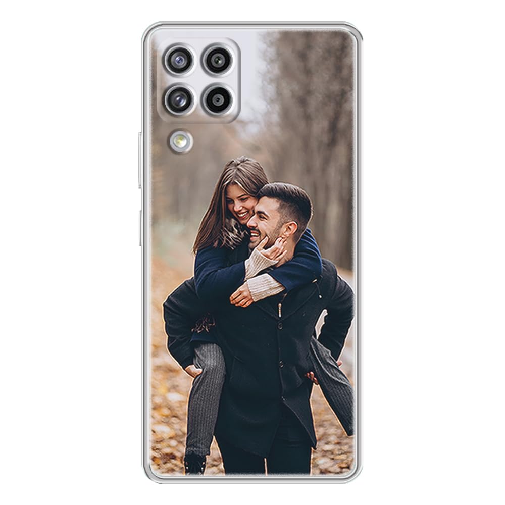 METOO Customized Photo Printed Mobile Phone case Back Cover for Samsung M42 5G | SM-M426B Personalized Photo Print Soft Cover | Customize Photo Printed Mobile Back Cover | Print-1