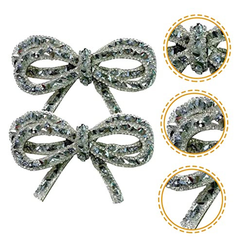 Mariage bijoux de chaussures strass et pinces à nœuds d'exception