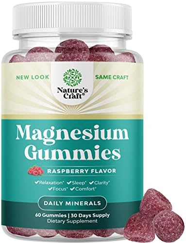 Potent Magnesium Citrate Gummies for Adults 170mg - Calm Magnesium Gummies for Sleep Support Restless Legs Cramps and Muscle Health - Tasty Non GMO Vegan Gummy Vitamin Supplement for Women and Men