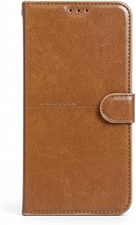 Generic Honor X7D Flip Leather Case Cover Two-Layer Drop Protection Screen Protector for Honor X7D (Brown)
