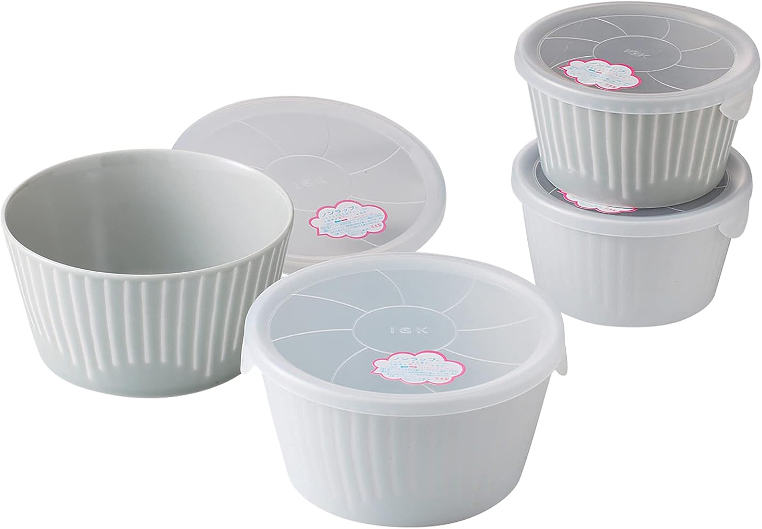 Nishikai Pottery Flower Fuwari Pickles Set 19871