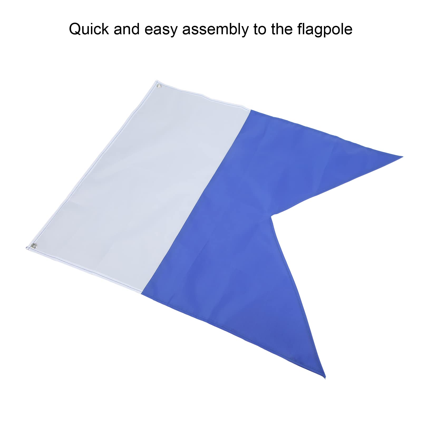 Drapeaux de Plongée, Drapeau International de Plongée sous-Marine, Drapeau de Plongée Bleu Blanc, Drapeau Alpha de Couleur Vive, Drapeau de Plongée pour Bateau, Kayak, Flotteur,