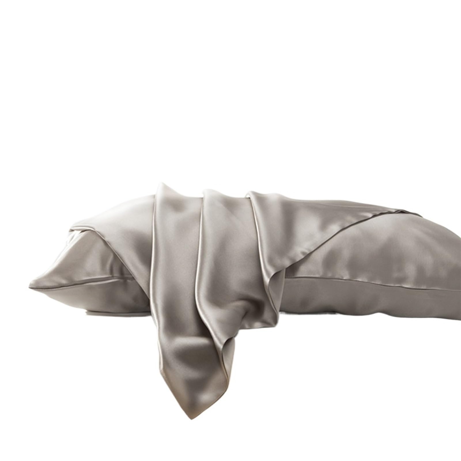 Double Silk Pillowcase 48 * 74CM(Dark grey)