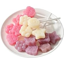Lollipop Candy Candy Candy with Sticks White Peach Lychee Grape Flavor 3 Assorted Fruits Individual Packaging Cute Lollipop Party Gift Commercial Share 120 pcs