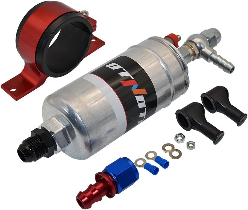 NEW OTNOTR 450LPH 0580254044 FITS BOSCH STYLE Electric High Pressure Racing Fuel Pump & Mounting Bracket