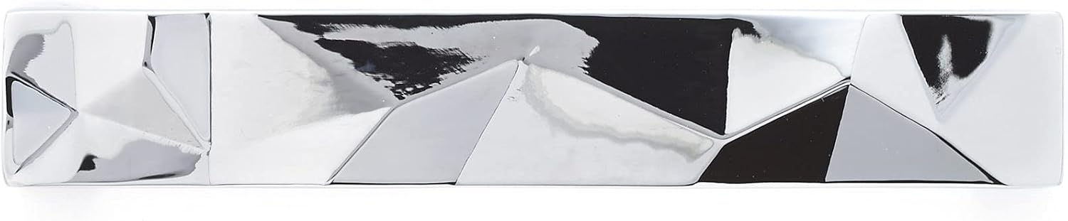Richelieu | Monza 5 1/16-inch (128 mm) Chrome Textured Cabinet Pull Handle image 2