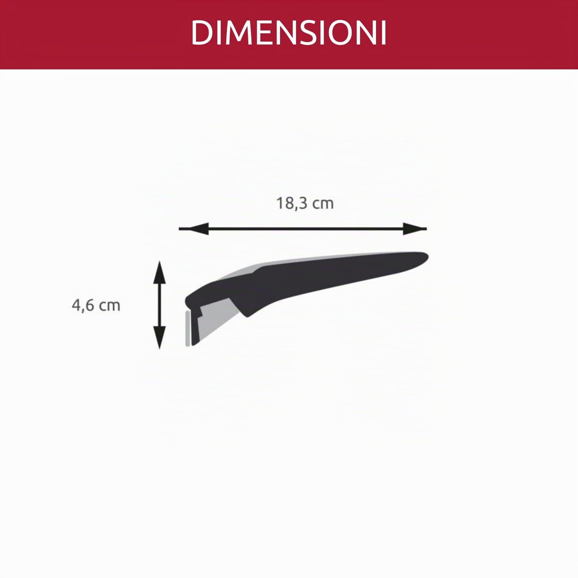 Lagostina Ingenio Essential Plus Set di Pentole e Padelle Antiaderenti in Alluminio per Gas e Forno & Ingenio Induction Manico Rimovibile Resistente fino a 10 kg, Fissaggio Sicuro a 3 Punti