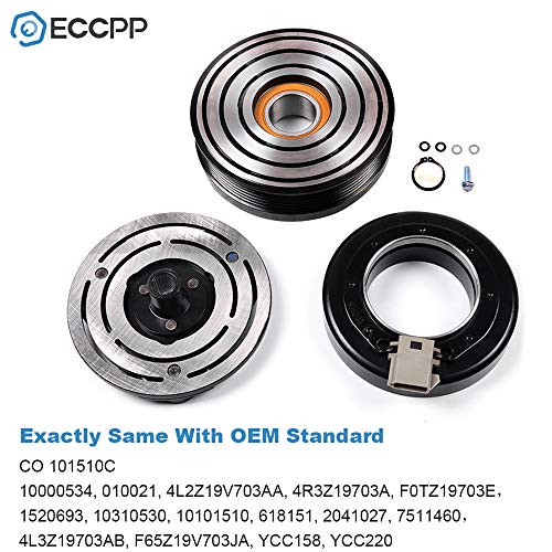 Image of ECCPP AC Compressor Clutch Fit for Ford for F-150 4.2L 4.6L 5.4L 1997-2006