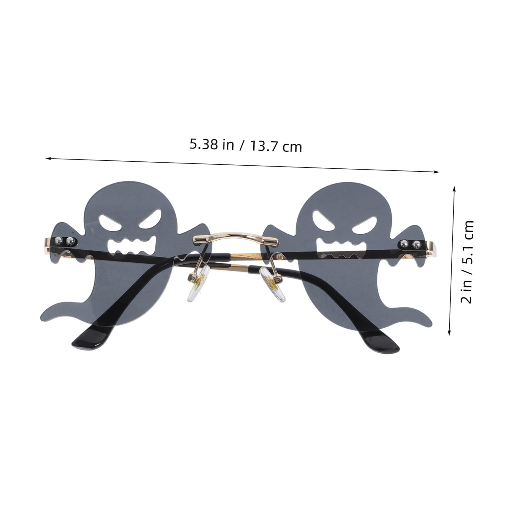 FOMIYES 1 Pair Rimless Sunglasses for Men Trendy Frameless Glasses Mixed Style Party Sunglasses