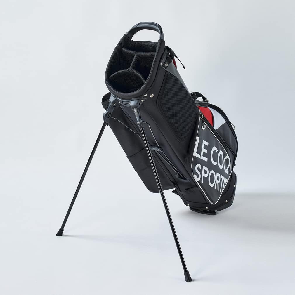 Coq Sportif QQBVJJ04 Men's Caddy, Lightweight, Stand, 6.6 lbs (3.0 kg), 9 Shapes, 4 Divisions, 47 Inches, Golf