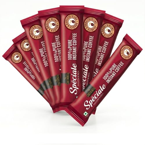 Image of Continental Speciale Instant Coffee Sachets | 60 Sachets x 2gm | 100% Pure Coffee | Smooth & Rich Taste | Medium Roast | Hot & Cold Coffee | Makes 60 Cups