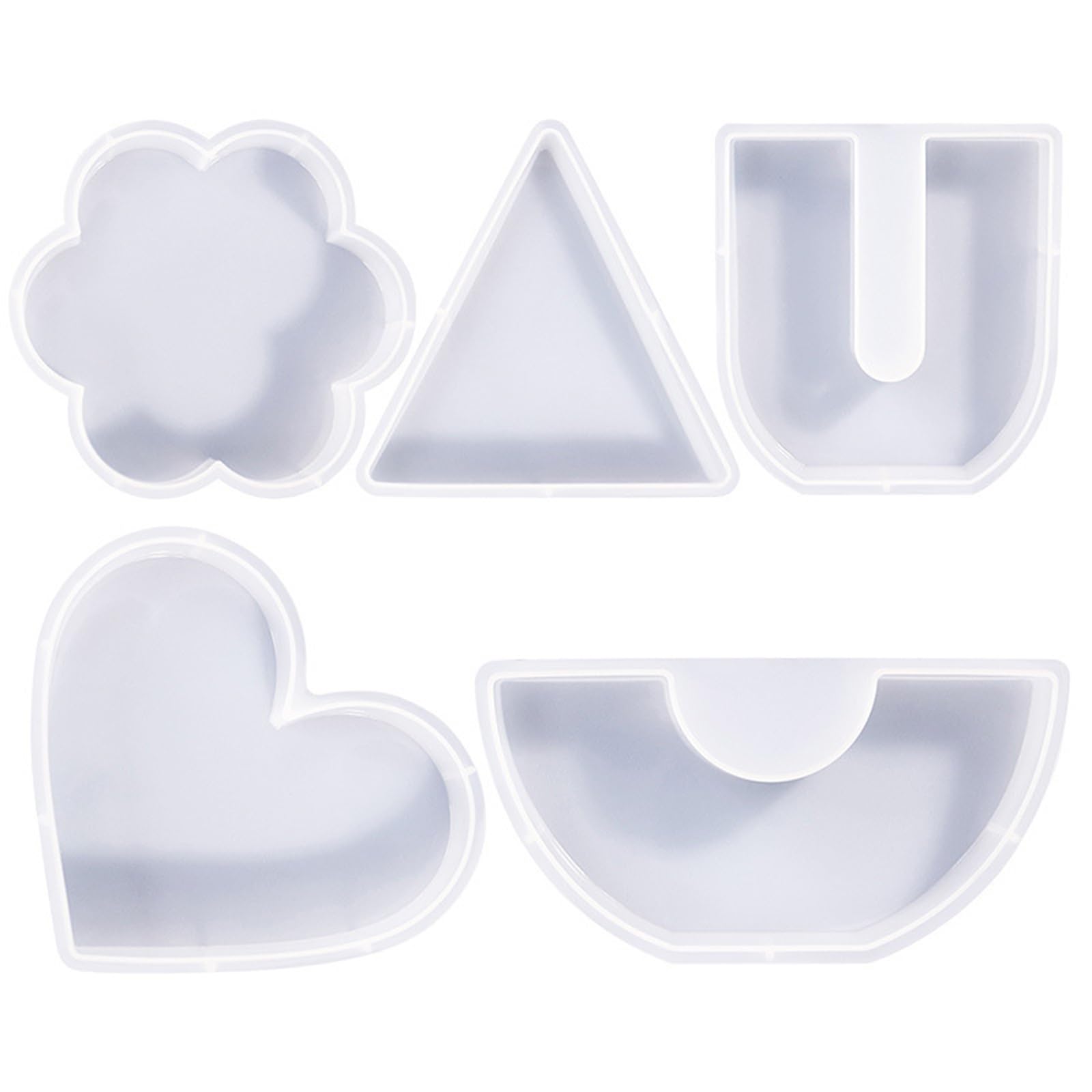 Moules à bougies géométriques en silicone pour loisirs créatifs et bougies DIY