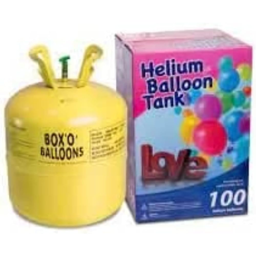 Buy Disposable Helium Tank Party Kit 100 Balloons Filler Party Kit Helium Balloon Helium Tank