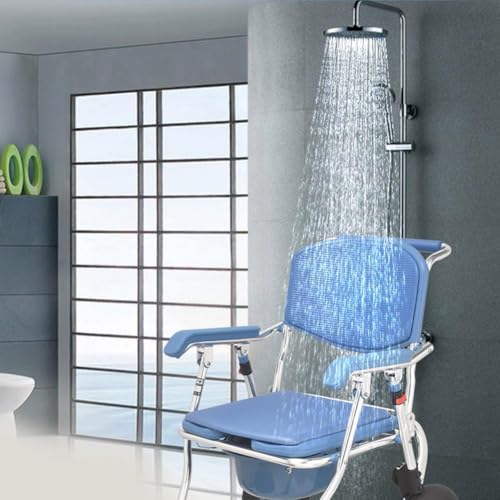 Chaise de bain mobile pliante pour sécuriser la douche des aînés