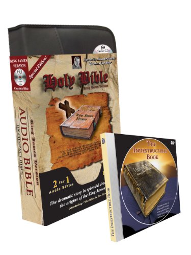 KJV Scourby Special Edition-Two Complete Holy Bible King James Version Audio Bibles by Alexander Scourby & Eric Martin-Audiobook-60 CD-2 MP3 CD ... One Bible-Abraham-Jesus-Genesis-Revelations
