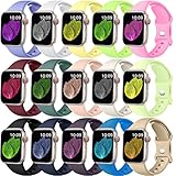 WJK Compatible with Apple Watch Bands 40mm for Women Men, Sport Strap for Apple Watch Band 38mm 41mm