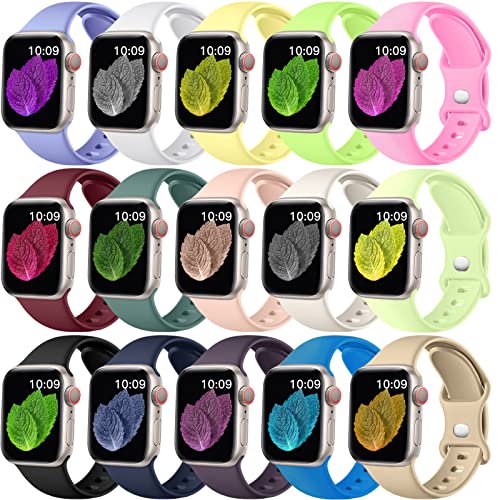 Wjk Compatible With Apple Watch Bands 40Mm For Women Men, Sport Strap For Apple Watch Band 38Mm 41Mm 44Mm 45Mm 49Mm 42Mm, Soft Silicone Wristbands For Iwatch Bands Series Ultra Se 8 7 6 5 4 3 2 1 #TOP30