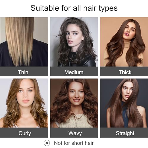 RYTABEE Conjunto de 6 Peças de Modelador de Cabelo Sem Calor, Conjunto de Ondulação Sem Calor de Cet