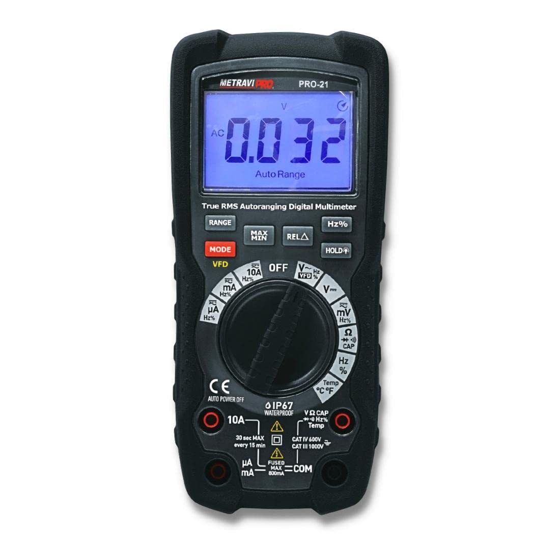 See full amazon price history chart for Metravi PRO 21 Industrial Grade Digital TRMS Multimeter with 700V VFD, IP67 Dust and Water Proof, 2m Drop-proof Metravi PRO 21 Industrial Grade Digital TRMS Multimeter with 700V VFD, IP67 Dust and Water Proof, 2m Drop-proof (B098LLT73G) Amazon Price History, Amazon Price Tracker