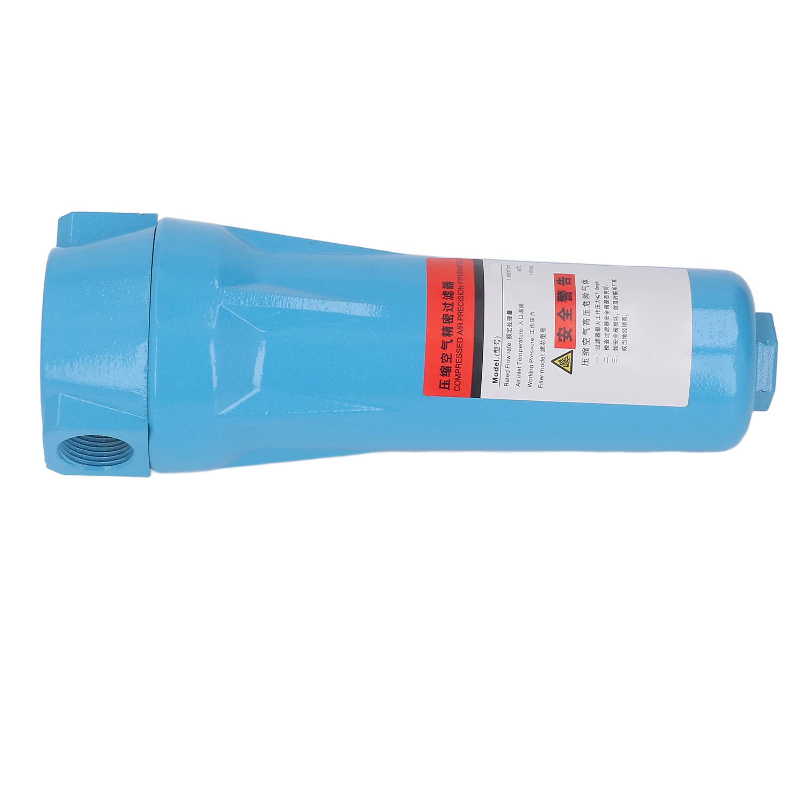 Secador de Aire para Compresor, Filtro de Aire, Rosca Transparente Sin Fugas, Carcasa Engrosada, Tanque de Aire, Clase Q 015 (DN20 3/4, Azul, TIKATARER