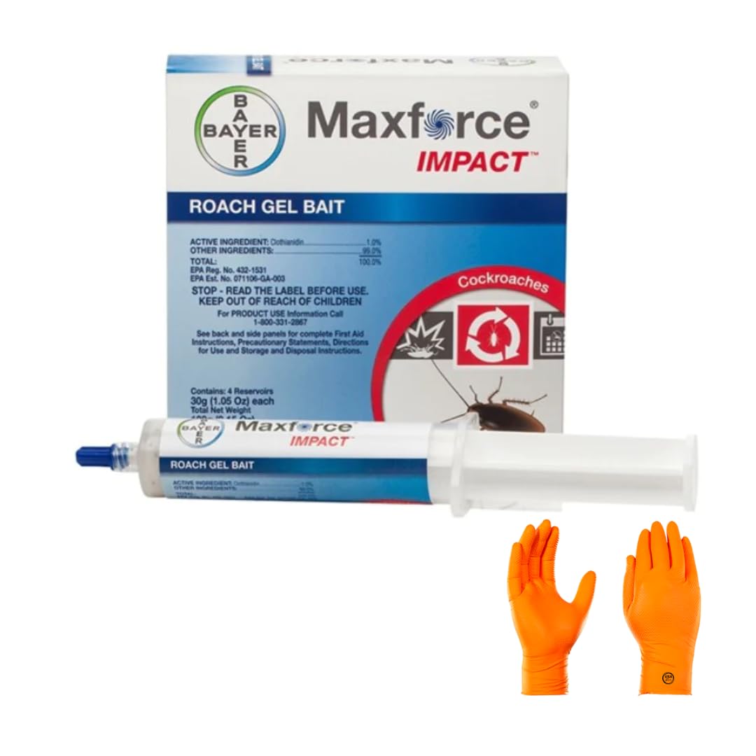 Amazon.com : MaxForce Impact Roach Gel Bait - 4 Tubes with USA