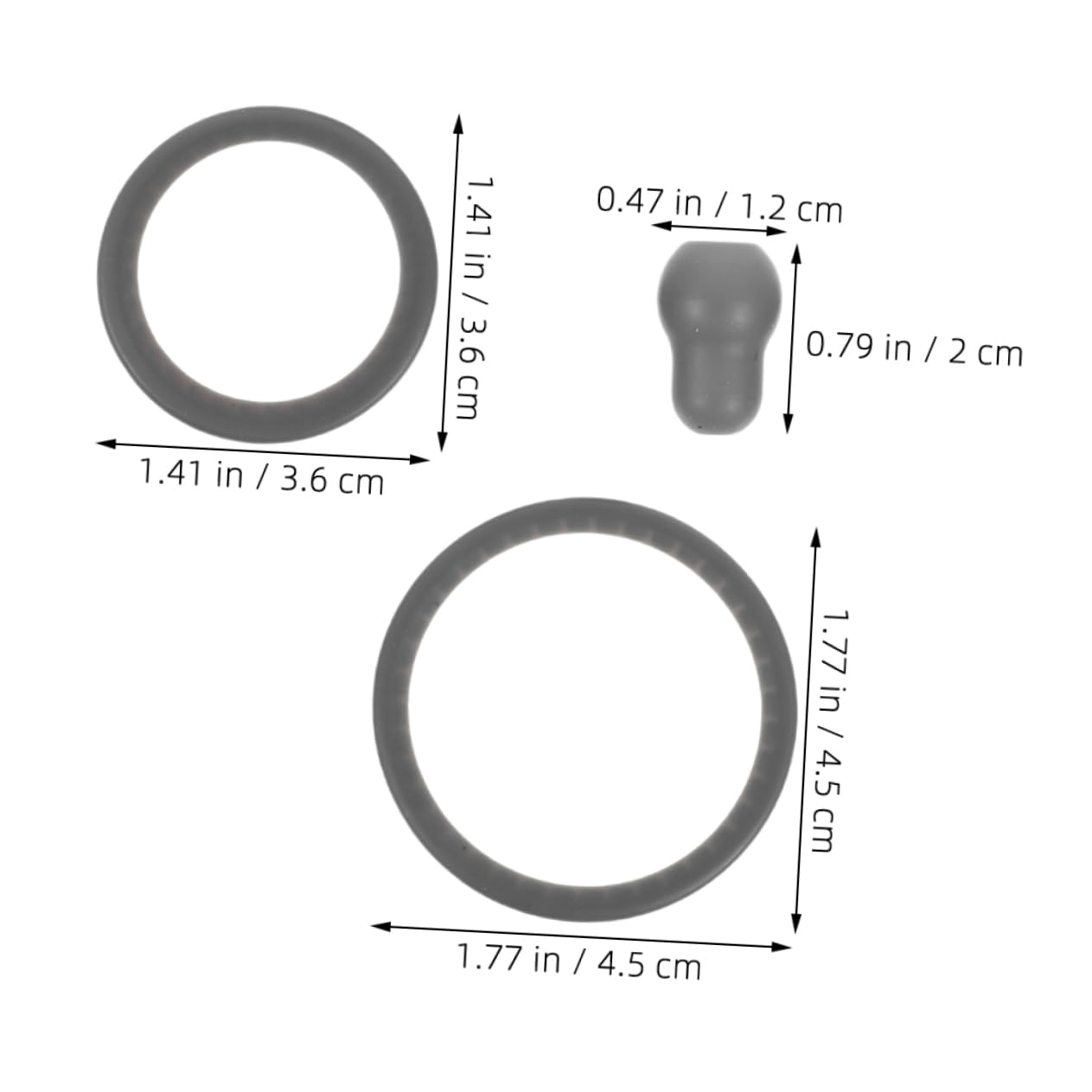 UTHCLO 4 Pcs Steethoscope Replacement Parts Adult And Pediatric Replacement Diaphragm And Silicone Steethoscope Ear Tips Accessories For Steethoscope