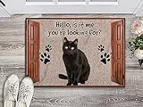 Photo Gallery na gatto nero ciao sono io che stai cercando zerbino per interni ed esterni caldo regalo per la casa regalo di benvenuto per gli amanti dei gatti regalo di compleanno Photo Gallery na gatto nero ciao sono io che stai cercando zerbino per interni ed esterni caldo regalo per la casa regalo di benvenuto per gli amanti dei gatti regalo di compleanno