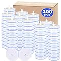 100 Count Disposable Toilet Wand Refills for Clorox Toilet Wand, 5X Cleaning Power Scrubber Refill, High-Density Disposable Brush Refills, 360° Efficient Cleaning, No Falling Apart, Fresh Fragrance.