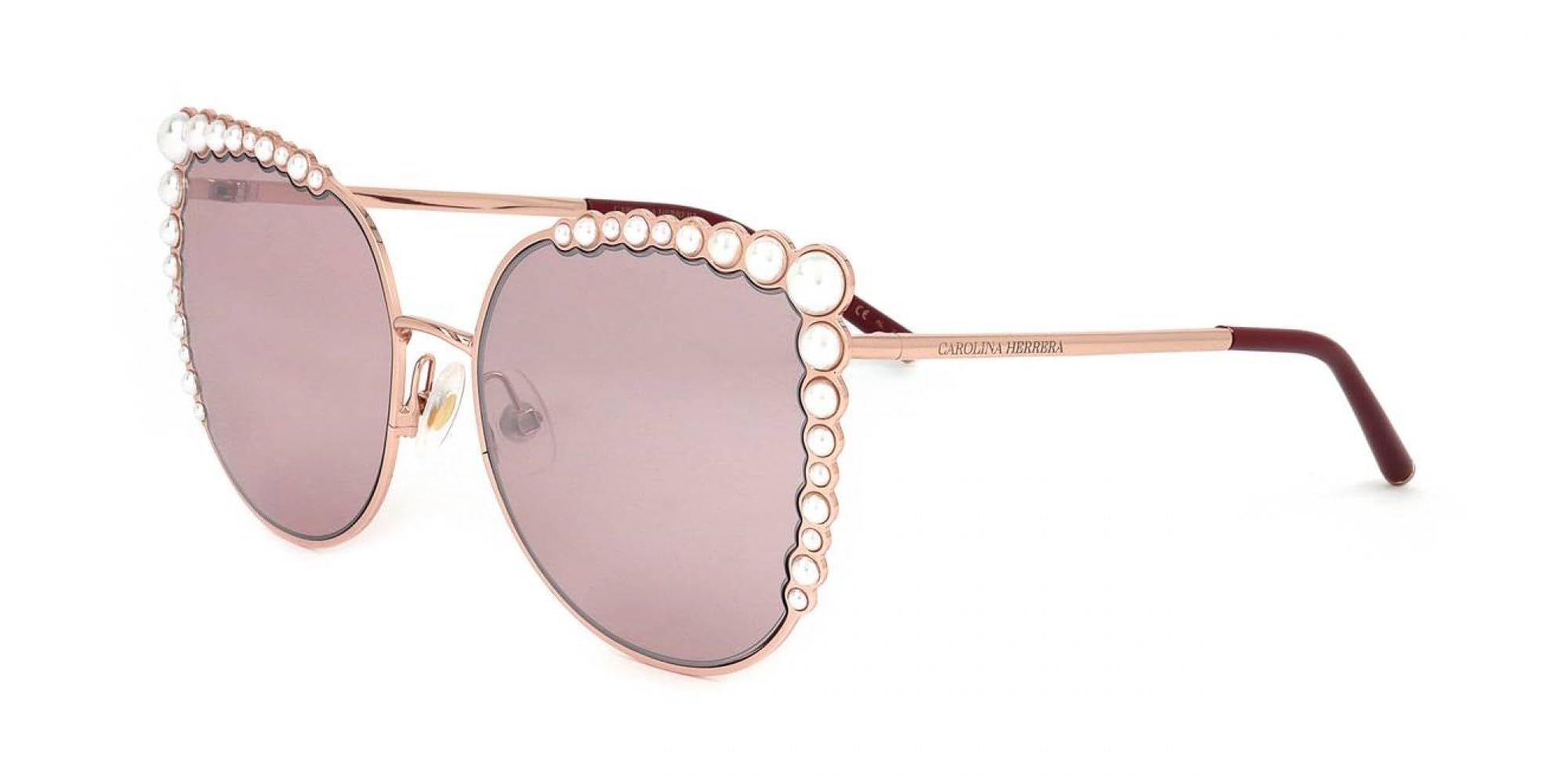Carolina Herrera Her 0076/s DDB/2S GOLD COPPER Sunglasses Women's Steel, Standard, 58