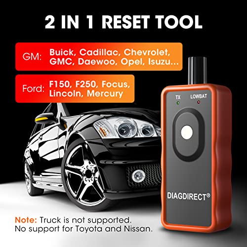 𝗢𝗧𝗢𝗙𝗜𝗫 𝗧𝗣𝗠𝗦 Relearn Tool For Ford Gm 315/433 Mhz Tpms Reset Tool Tire Pressure Monitor System Activation Tool, 2 In 1 Activation Reset Tool For F150/Focus/Lincoln/Buick/Cadillac Vehicle #TOP1
