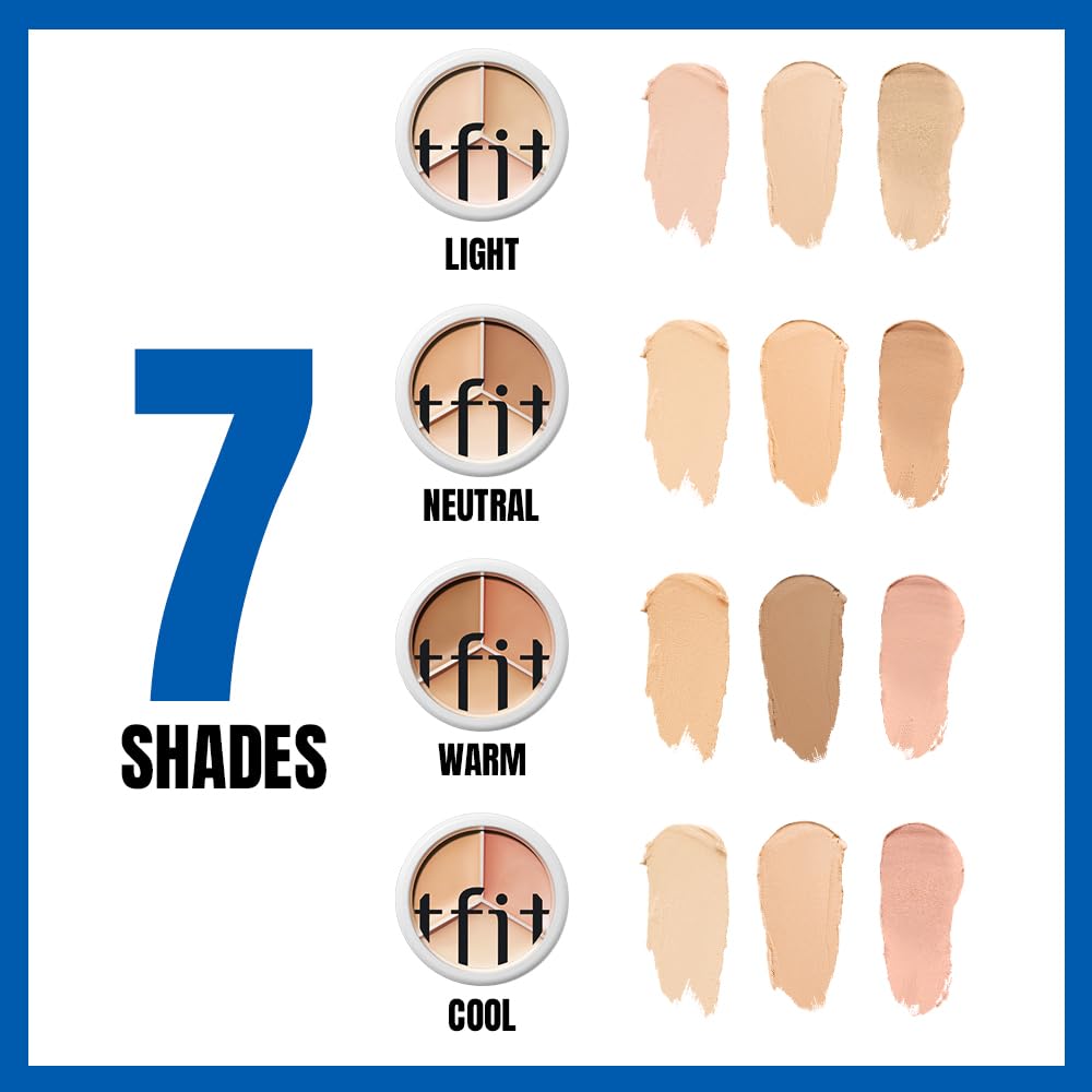 TFIT 3 Color Concealer Palette - Full Coverage -4