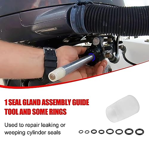 Image of HS5157 /HS5167 Hydraulic Steering Cylinder Seal Kit with Pin Wrench for SeaStar Pivot /Front Mount Cylinders Fit for HC5340, HC5341, HC5342, HC5343, HC5344, HC5345, HC5346...