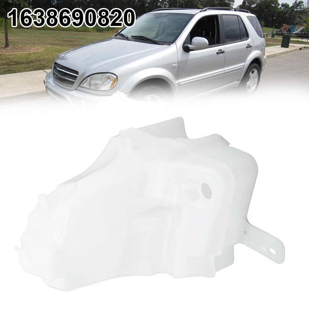 Parabrisas de 7,6 L para depósito de líquido de lavado para ML320 ML350 ML430 ML500 ML55 1998-2005 plástico blanco para tanque
