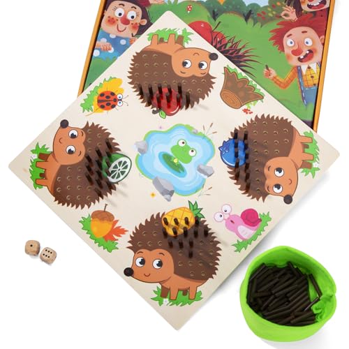 Jouet de motricité enfant Montessori en bois éducatif avec dés
