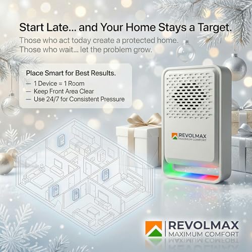 Image of RX-78, Ultrasonic Pest Control Repeller - Electronic & Ultrasound, Indoor Plug-in Repellent - Get rid of - Rodents, Mice, Squirrels, Bats, Insects, Bed Bugs, Ants, Fleas, Spiders, Roaches (6Pack)