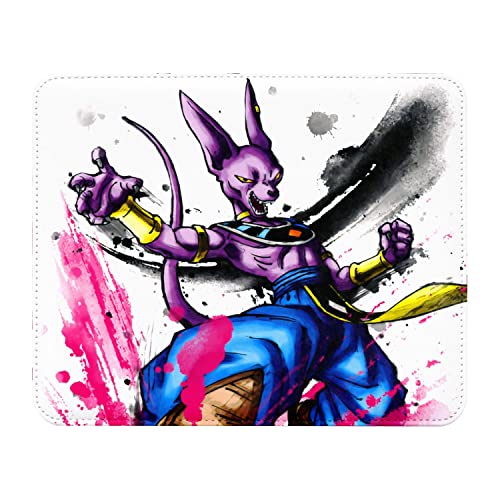 Tapis de Souris Aspect Cuir Beerus Dieu de la Destruction Dragon Ball Super DBZ Manga - 22 x 18 cm thumbnail
