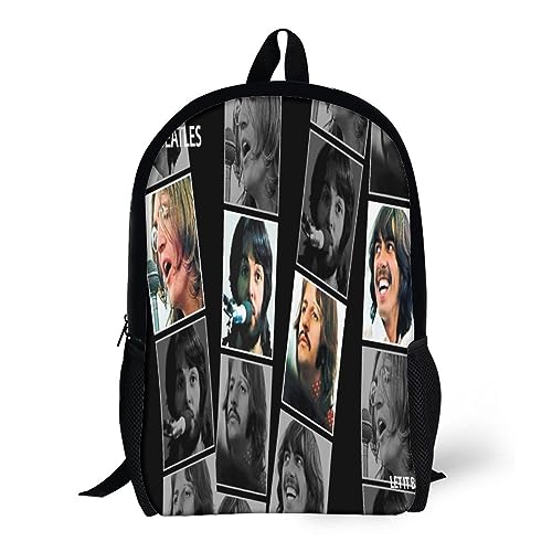 TANACC The Beatles Sac À Dos Filles Cartable Enfants Garçons Grande Capacité Adolescents Rock Band Sac De Voyage Scolaire Poids Léger Avec Poche Cachée Sur Le Côté - Les Beatles, Paul McCartney, John Lennon, RIngo Starr, George Harrison TANACC The Beatles Sac À Dos Filles Cartable Enfants Garçons Grande Capacité Adolescents Rock Band Sac De Voyage Scolaire Poids Léger Avec Poche Cachée Sur Le Côté – Image 7