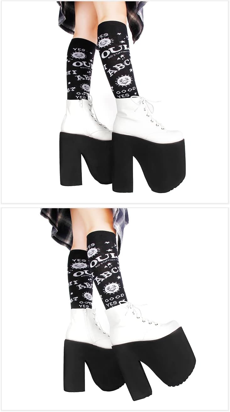 Amazon | [UpdateClassic] 20cmスーパーヒール 厚底ブーツ ショート