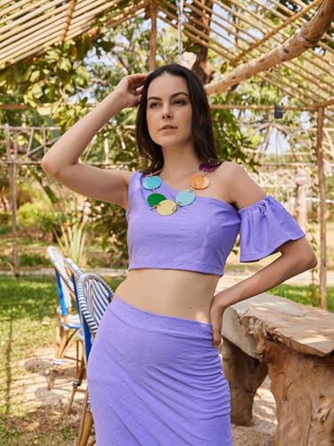 Image of PURVAJA Women's Midi Co-ords (Luna-011-013)