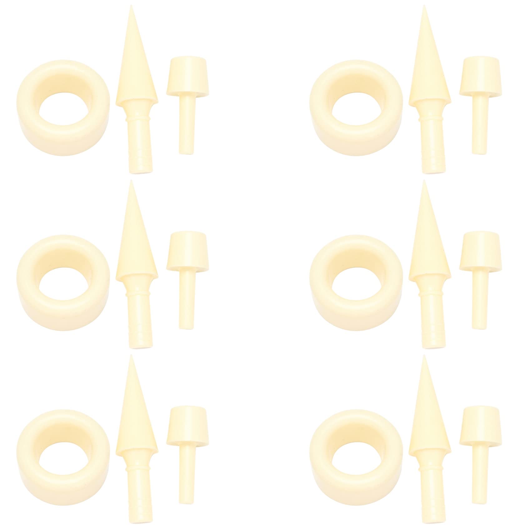 Hndhbfgrt 18Pcs Roller Waffle DIY Tools Ice Cream Cone Mold Pastry Roll Angle Mold Baking Mold Kitchen Dessert Tools