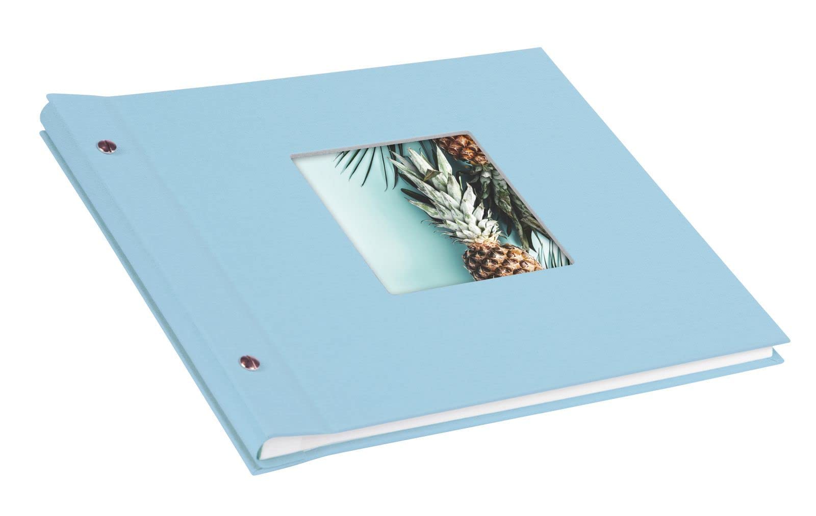 goldbuch Sky Blue Linen Photo Album 30x25x2cm, 30 x 25 x 2 cm - Image 2