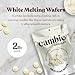 Merckens White Melting Chocolate - 2 Pounds of Premium Quality White Candy Melts to make Dubai Chocolate Bar, Cake Pops, Cocoa Bombs, & Homemade Desserts