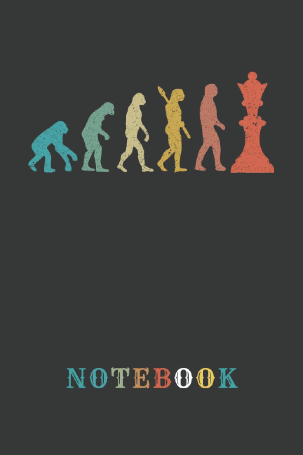 Chess Evolution Funny Gaming Notebook: Cute Chess Themed Gifts For Chess Players Men & Women, Funny Gifts Ideas For Chess Players,Notebook/Journal Gift,6X9, Presents for Chess Fans & Chess Lovers