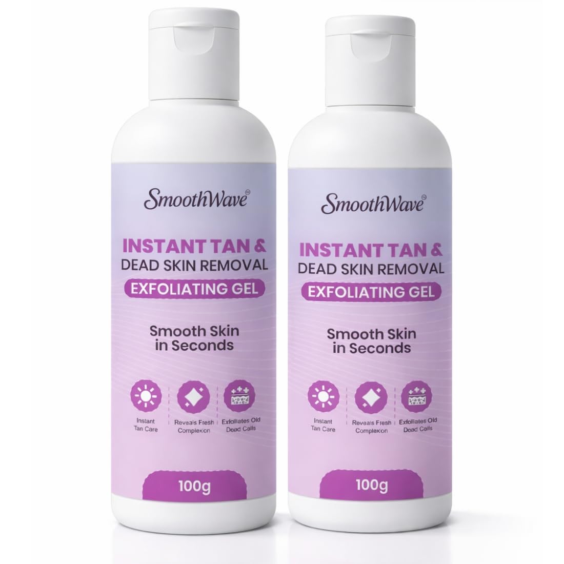 Instant Tan & Dead Skin Removal Exfoliating Gel (Pack of 2, 100g Each) – Deep Exfoliation, Removes Dead Skin & Reveals Smooth, Radiant Skin (200 ml, Pack of 2)-picture-55