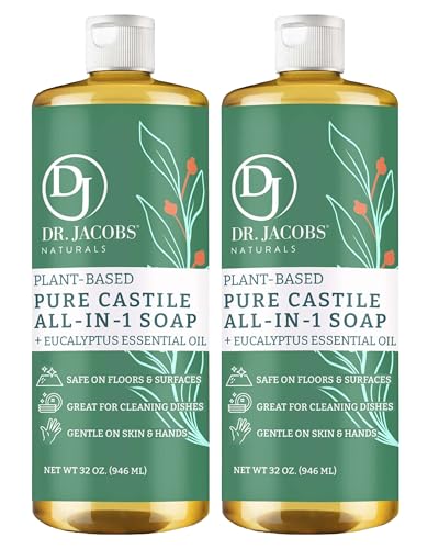Dr. Jacobs Naturals Eucalyptus Castile All-in-One Cleaner and Soap -