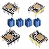 KINGPRINT TMC2130 V3.0 Schrittmotor StepStick Silent Silent Drive mit Kühlkörper für 3D-Drucker-Steuerungsplatine 4st (DIY)