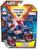 1 MONSTER TRUCK MONSTER JAM MARVEL - Prenez part à des exploits héroïques avec votre monster truck Monster Jam Marvel à l'échelle 1:64 arborant les symboles et les couleurs d'un super-héros emblématique; Démontrez votre puissance lors de cascades épiques