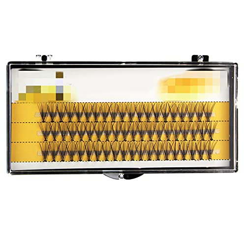 部分つけまつげ 束 超極細素材 やわらか軸が ナチュラル 簡単 自宅セルフマツエクエクステ 組み合わせが自由なタイプ まつげエクステ 8mm