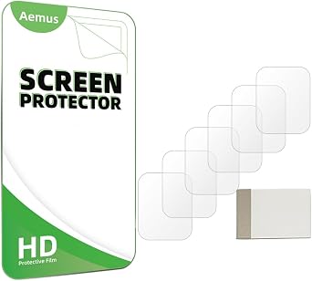 Screen Protector Compatible for QONBINK TG38 / K62 Smart Watch 1.85 (6 Pack) Clear TPU Soft Film Compatible for Jacoosa L70 Fitness Tracker